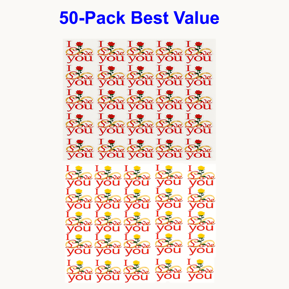 Infinity Love Rose Sticker Packs