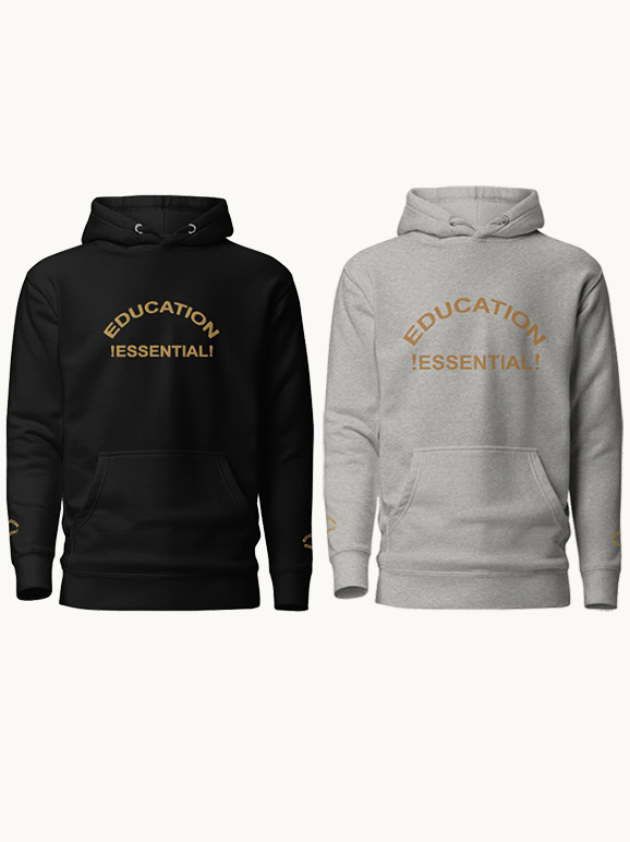 Education Essential Embroidered Hoodie + Free Sticker Pack