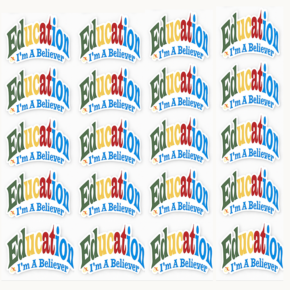 Education I'm A Believer Sticker Packs