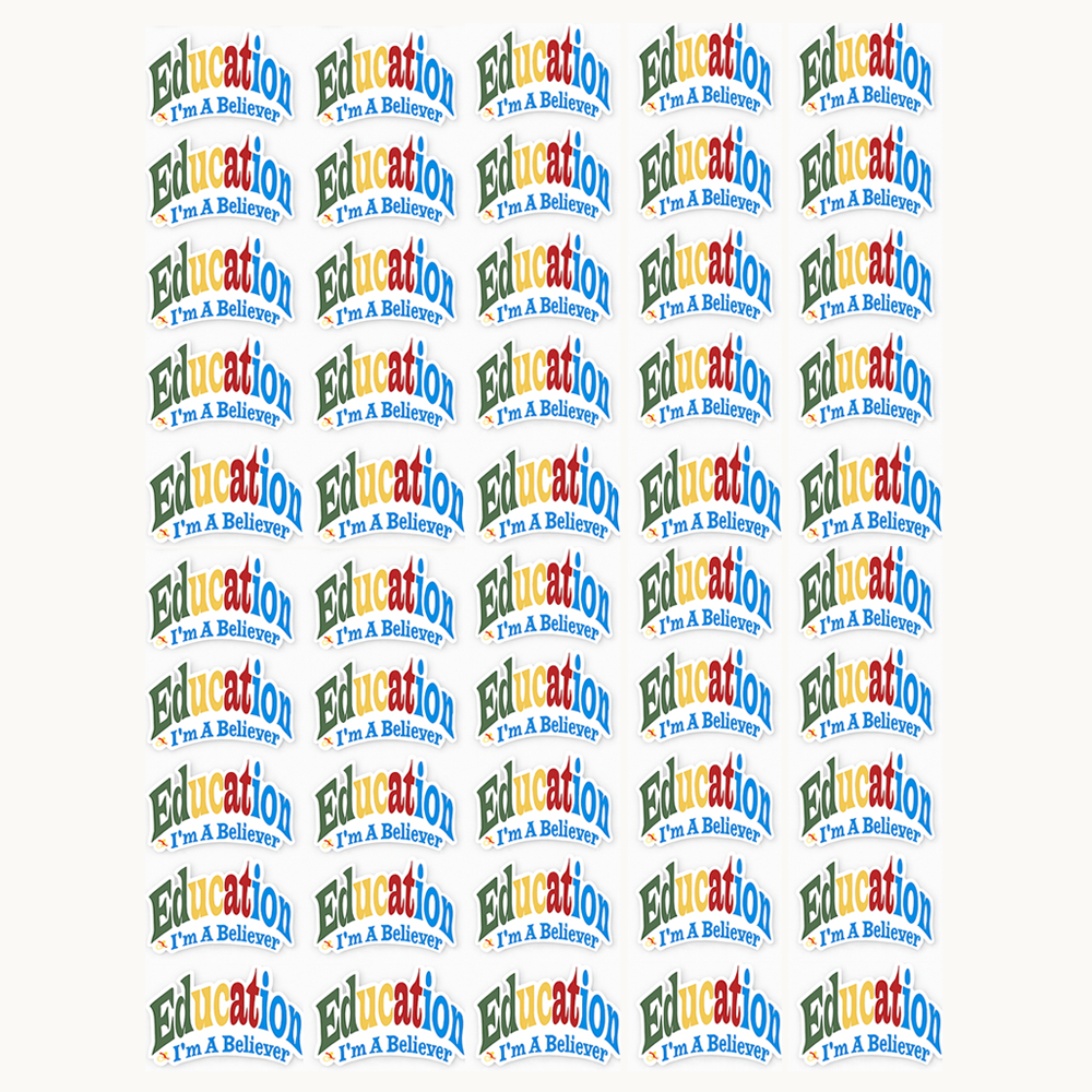 Education I'm A Believer Sticker Packs