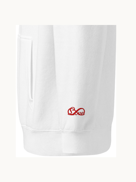 Infinity Love Embroidered Unisex Hoodie