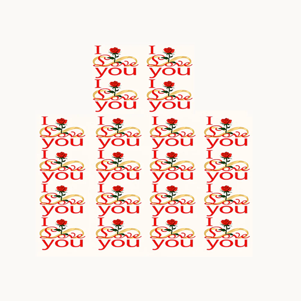 Infinity Love Rose Sticker Packs