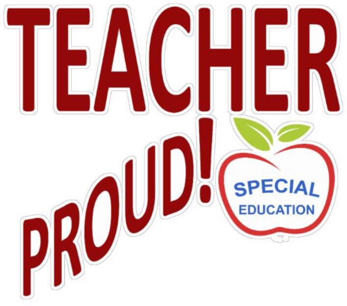 SPECIAL EDUCATION TEACHER PROUD! VINYL STICKER