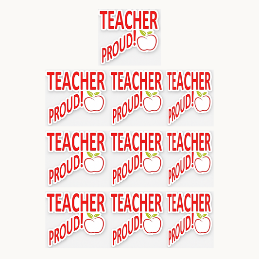 Teacher Proud Sticker Packs