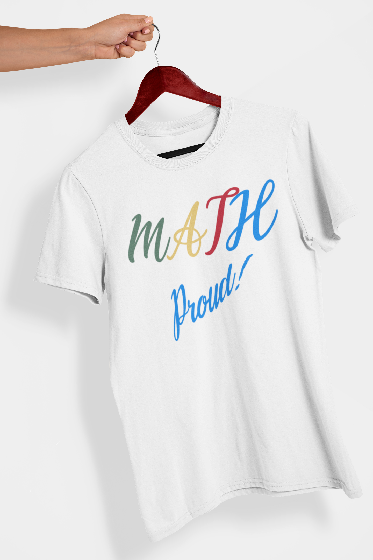 Math Proud! Script T-shirt