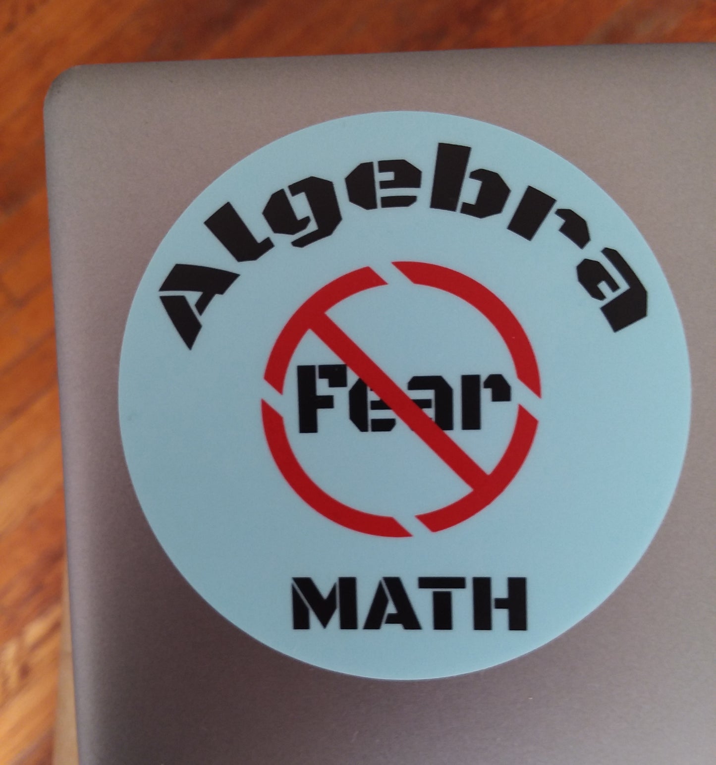 Algebra Math No Fear Vinyl Sticker 3-Pack