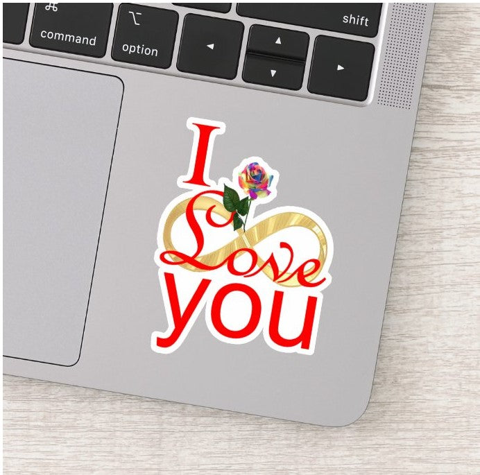 Infinity Love Rainbow Rose 3-pack