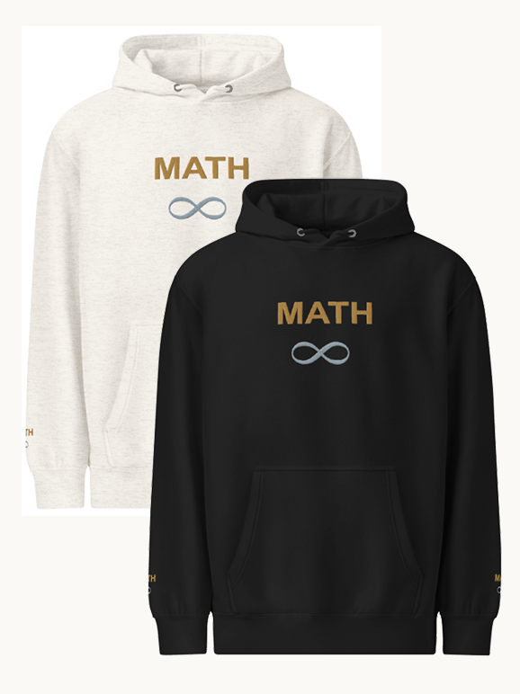 2 math infinity hoodie