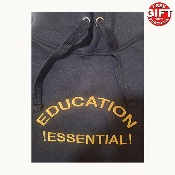 Education Essential Embroidered Hoodie + Free Pi Tee
