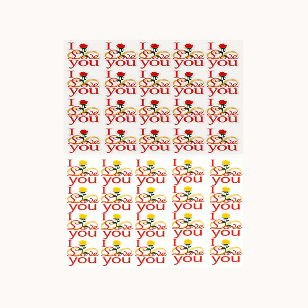 Infinity Love Rose Sticker Packs