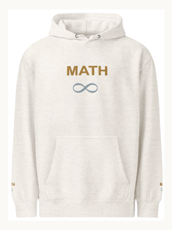 2 math infinity hoodie