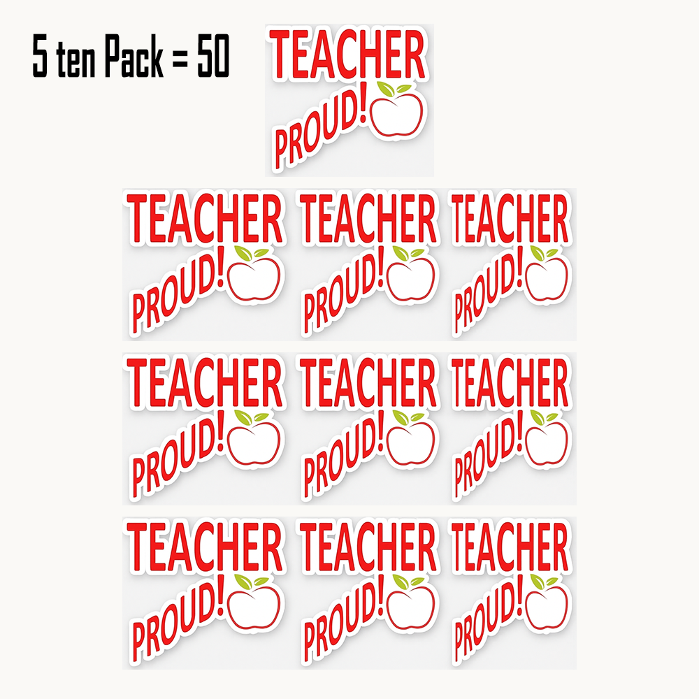 Teacher Proud Sticker Packs