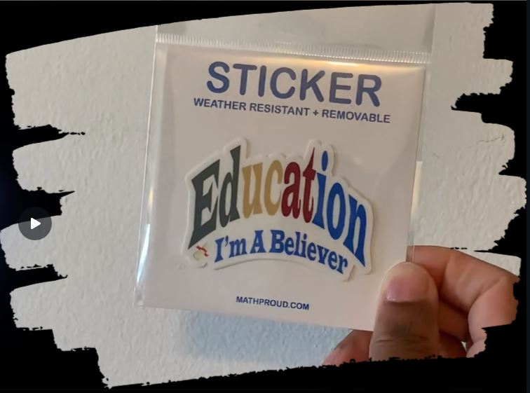 Education I'm A Believer Sticker Packs