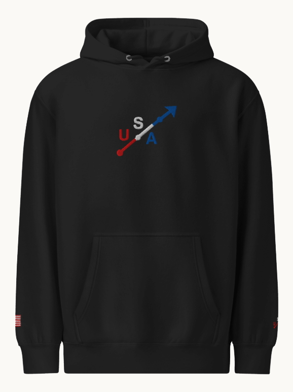 USA Embroidered Hoodie