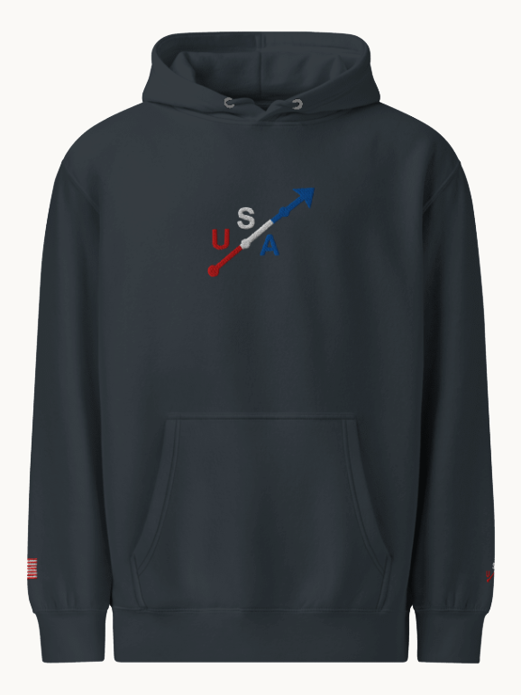 USA Embroidered Hoodie