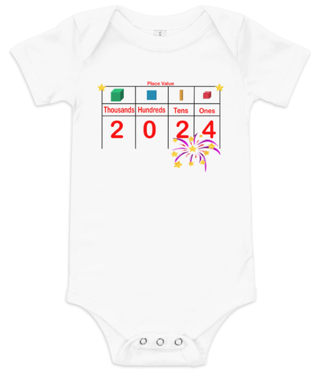 BABY, PLACE VALUE 2024 BODYSUIT