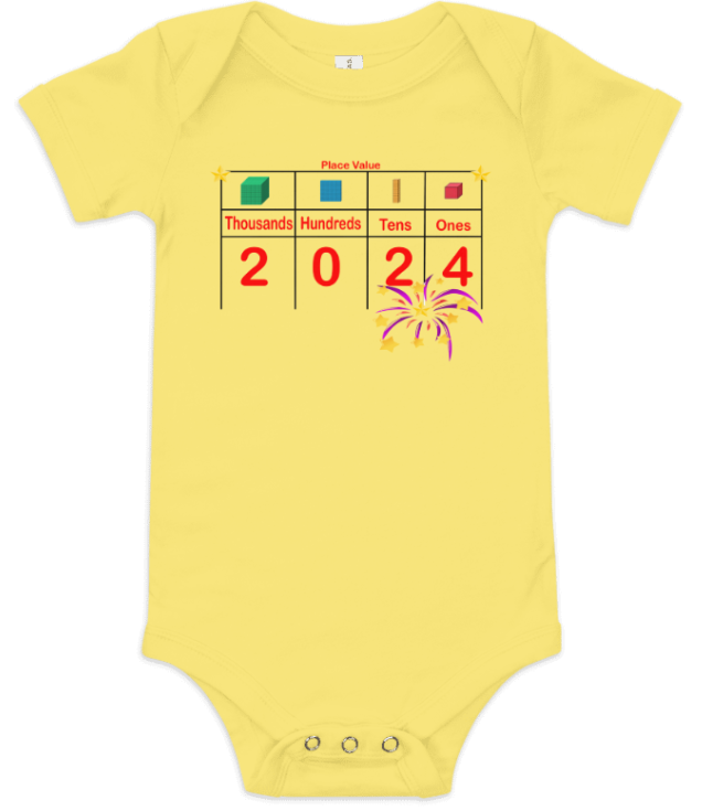 BABY, PLACE VALUE 2024 BODYSUIT