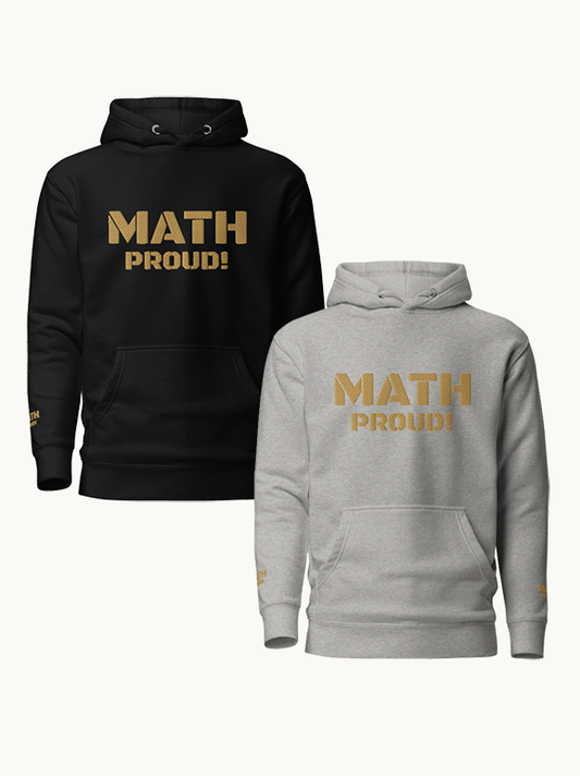 Math Proud Embroidered Hoodie