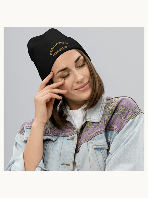 Education Essential Embroidered Beanie