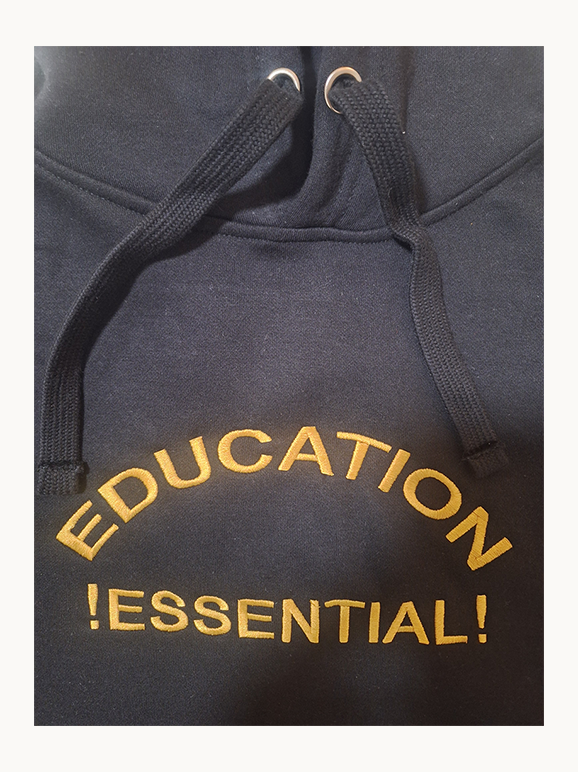 Education Essential Embroidered Hoodie + Free Beanie