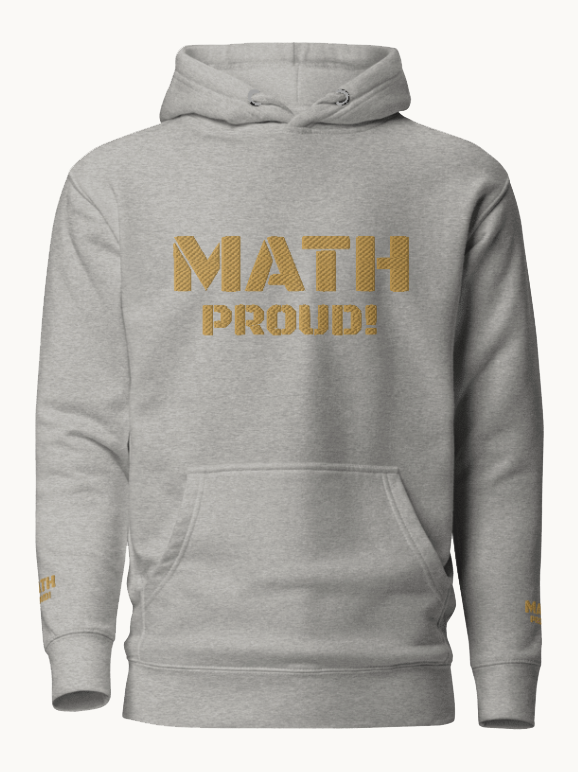 Math Proud Embroidered Hoodie