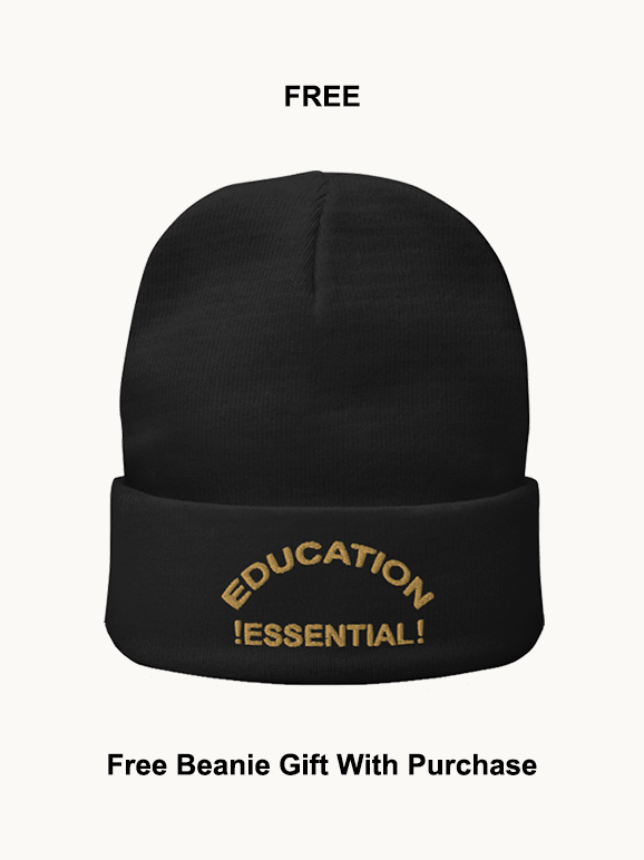 Education Essential Embroidered Hoodie + Free Beanie