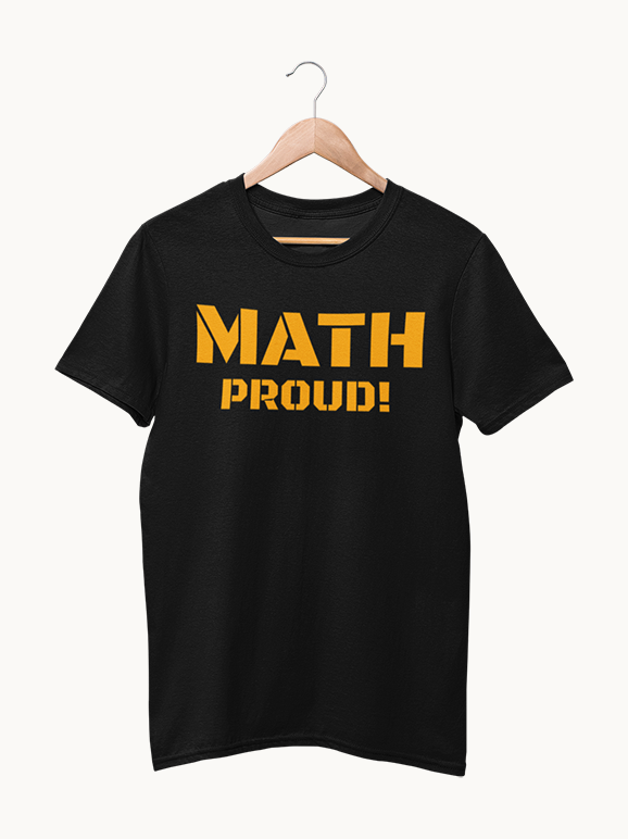 Math Proud Embroidered Hoodie + T-shirt Bundle
