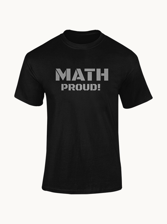 Math Proud Embroidered Hoodie + Tee