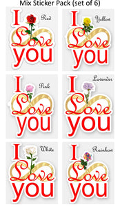 MIX INFINITY LOVE STICKER PACK