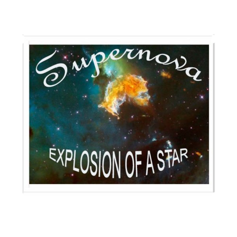 Supernova Vinyl Stickers