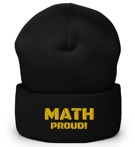 Math Proud! Embroidered Beanie