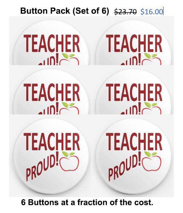 TEACHER PROUD! BUTTON