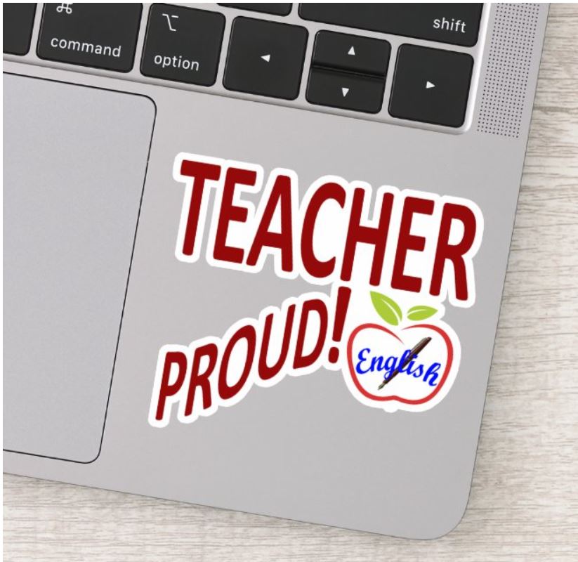 English Teacher Proud Vinyl Sticker – Math Proud