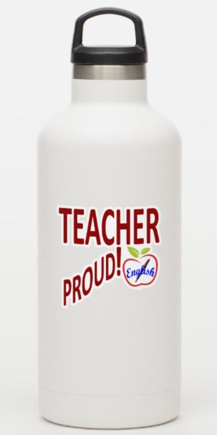 ENGLISH TEACHER PROUD! VINYL STICKER