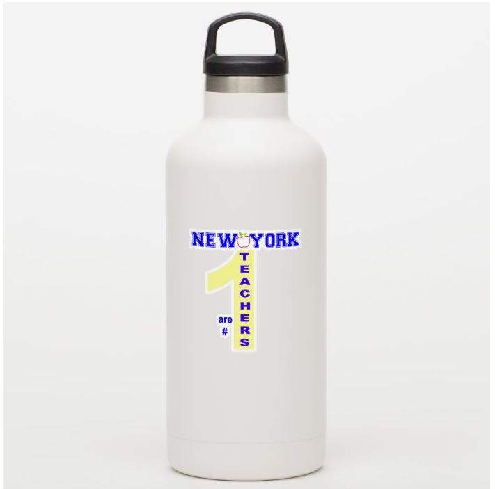 New York Teachers are # 1 Vinyl Sticker