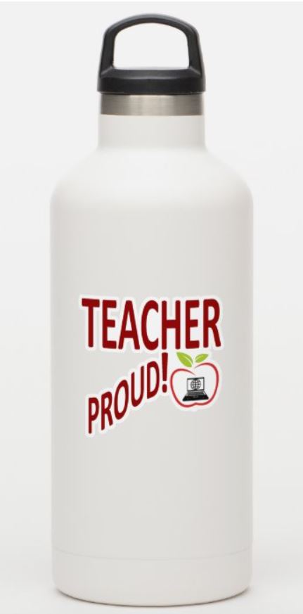 ONLINE TEACHING - TEACHER PROUD! VINYL STICKER