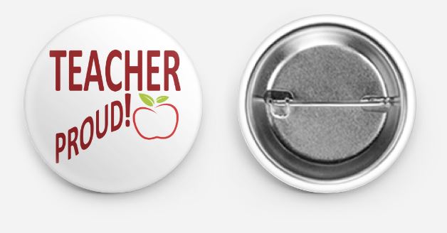 TEACHER PROUD! BUTTON