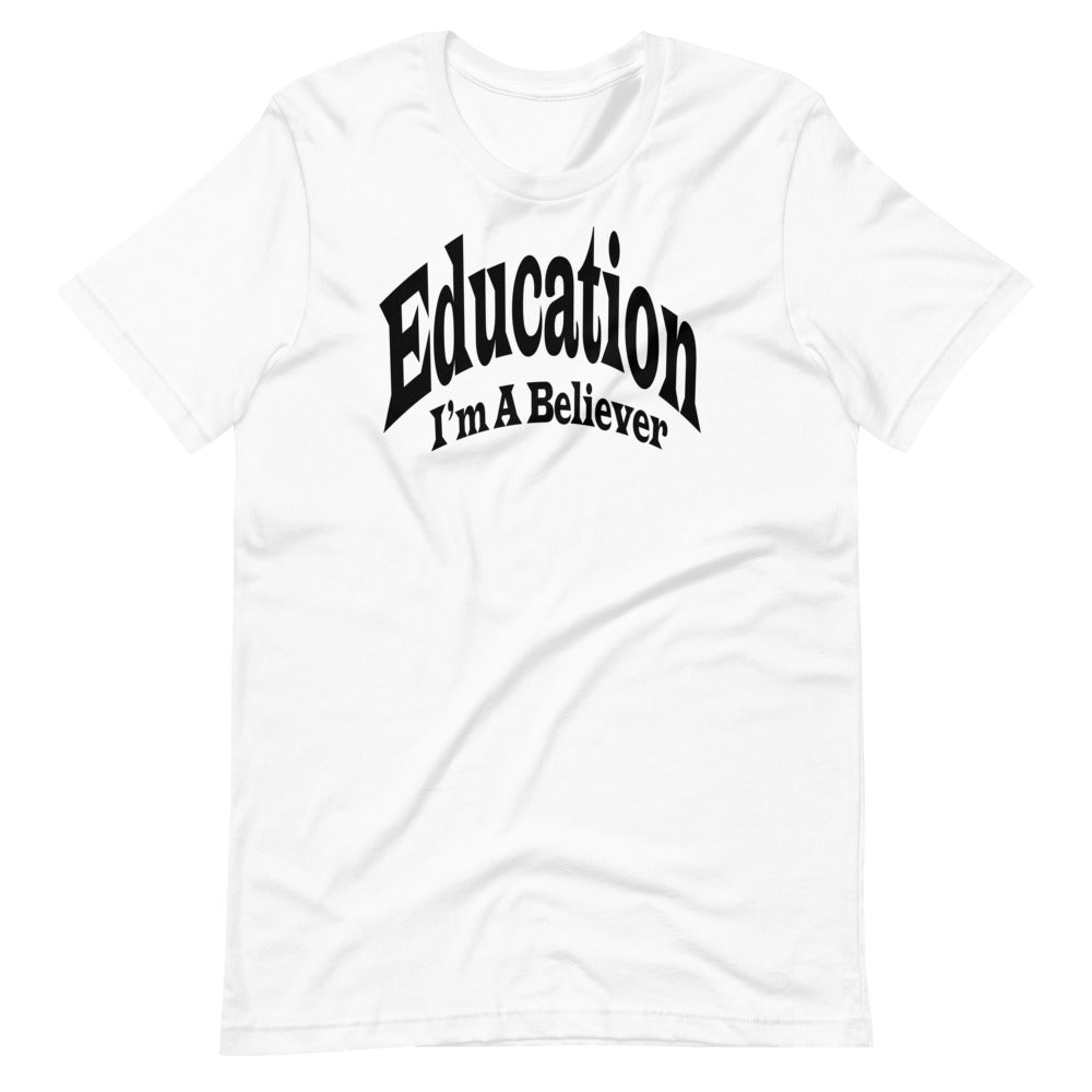 Education I'm A Believer Tee ❤️🤍💙 Set of 3 Tees